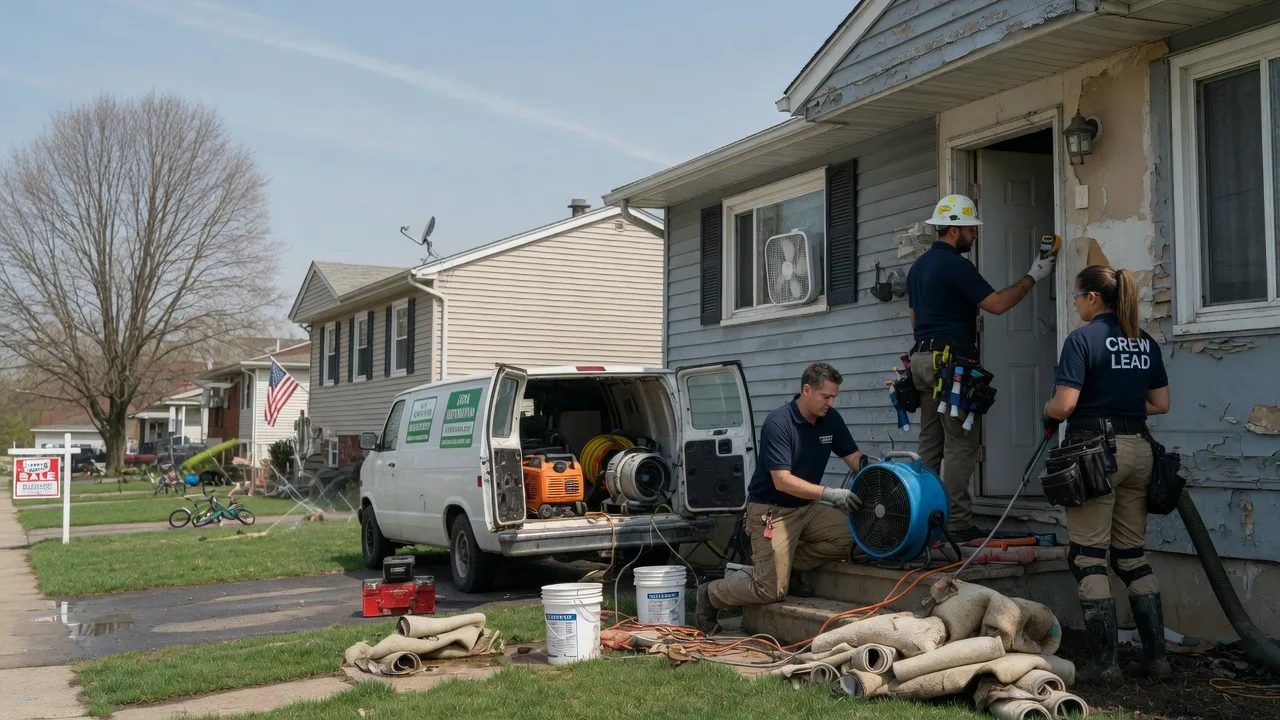 Flood Cleanup in Bradford, IA near me